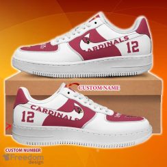 Arizona Cardinals Air Force Sneakers Custom Number And Name For Fans AF1 Statement Shoes