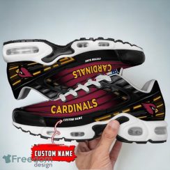 Arizona Cardinals Black Custom Name Air Cushion Sports Shoes Sneaker