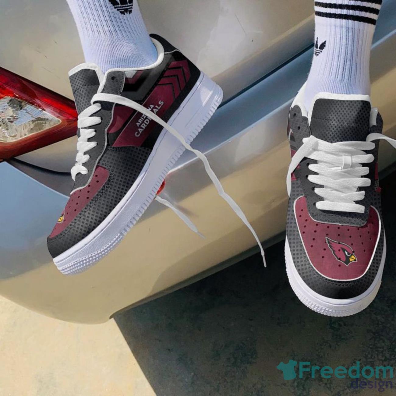 Arizona Cardinals Limited Edition Sneakers Air Force Shoes Men And Women Gift image Arizona Cardinals Limited Edition Sneakers Air Force Shoes Men And Women Gift Product Photo 2