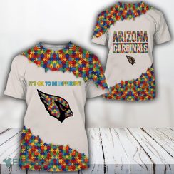 Arizona Cardinals NFL Autism New Trend 3D T Shirt All Over Printed