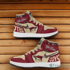 Arizona Coyotes Air Jordan Hightop Sneaker Custom Name For Fans