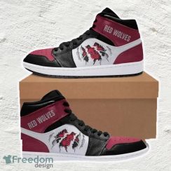 Arkansas State Red Wolves 2-NCAA Air Jordan Hightop Shoes For Men Women Gift New Sneakers For Best Fans