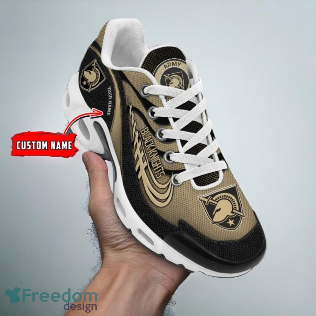 Army Black Knights Custom Name Air Cushion Sports Shoes Sneaker image Army Black Knights Custom Name Air Cushion Sports Shoes Sneaker Product Photo 1