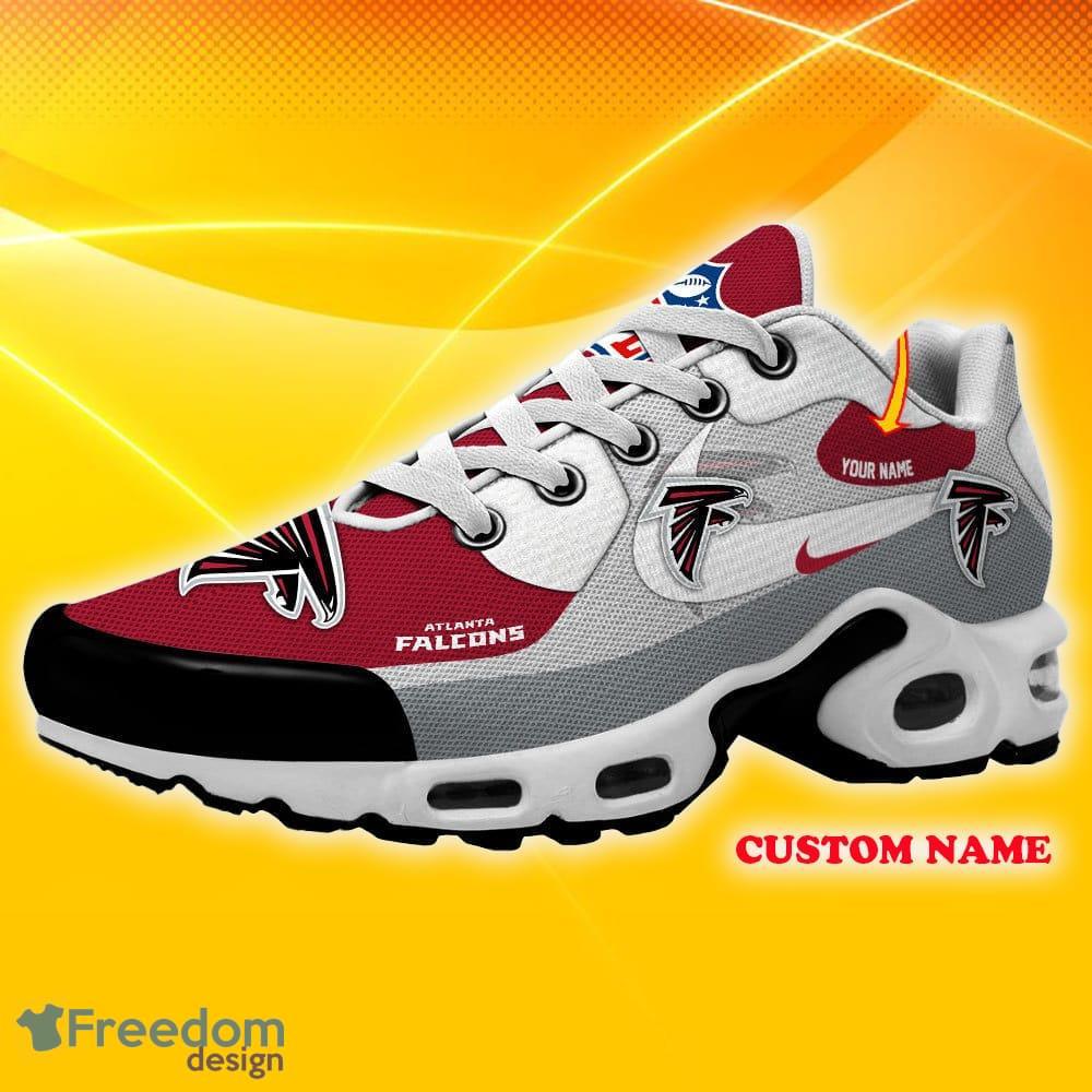 Atlanta Falcons NFL Air Cushion Sports Shoes Custom Name Dynamic Gift For Fans image Atlanta Falcons NFL Air Cushion Sports Shoes Custom Name Dynamic Gift For Fans - Atlanta Falcons NFL 32 Teams New Sport Tn Sports Shoes Custom Name_1