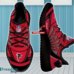 Atlanta Falcons Yeezy Shoes Personalized NFL All Over Print Gift For Men Women Fans