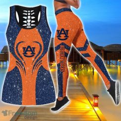 Auburn Tigers Combo Hollow Tanktop and Legging Sport Gift For Women
