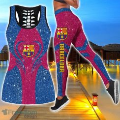 Barcelona Combo Hollow Tanktop and Legging Sport Gift For Women