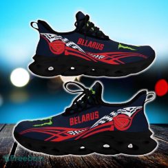 Belarus Max Soul Shoes Car Iconography Chunky Sneakers White Gift For Fans - Belarus Car Max Soul Sneakers Custom Photo 2