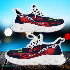 Belarus Max Soul Shoes Car Iconography Chunky Sneakers White Gift For Fans - Belarus Car Max Soul Sneakers Custom Photo 1