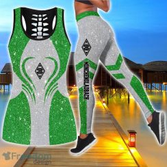 Borussia Mönchengladbach Combo Hollow Tanktop and Legging Sport Gift For Women