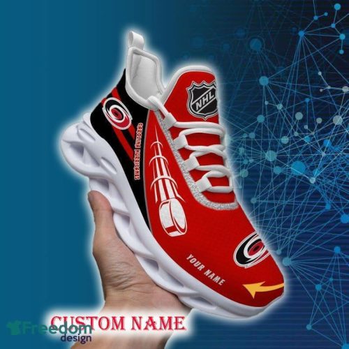 Carolina Hurricanes Sports Shoes Custom Name Fans Gift Max Soul Sneakers New Ideas - Carolina Hurricanes Chunky Sneakers Personalized_1