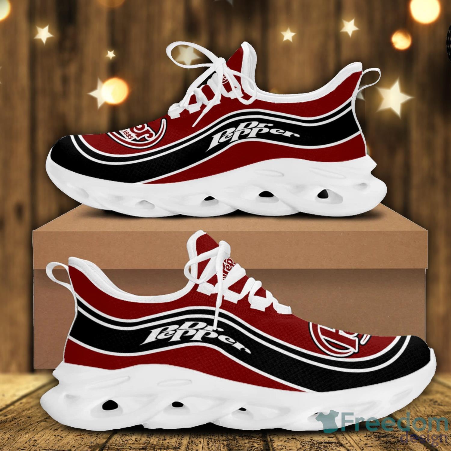 Dr Pepper Max Soul Shoes Logo Smeakers Trending Running Shoes Special Gift image Dr Pepper Max Soul Shoes Logo Smeakers Trending Running Shoes Special Gift Product Photo 2