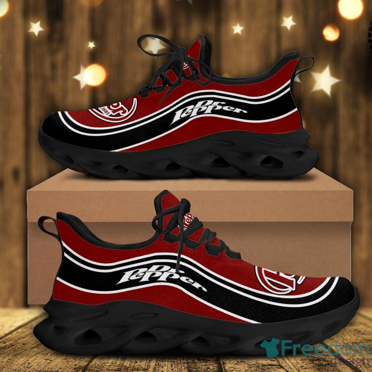 Dr Pepper Max Soul Shoes Logo Smeakers Trending Running Shoes Special Gift image Dr Pepper Max Soul Shoes Logo Smeakers Trending Running Shoes Special Gift Product Photo 1