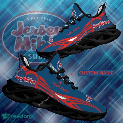 Jersey Mike's Subs Max Soul Shoes New Personalized Identifier Sport Sneakers For Fans Gift - jersey mike's subs Max Soul Shoes Personalized Photo 1