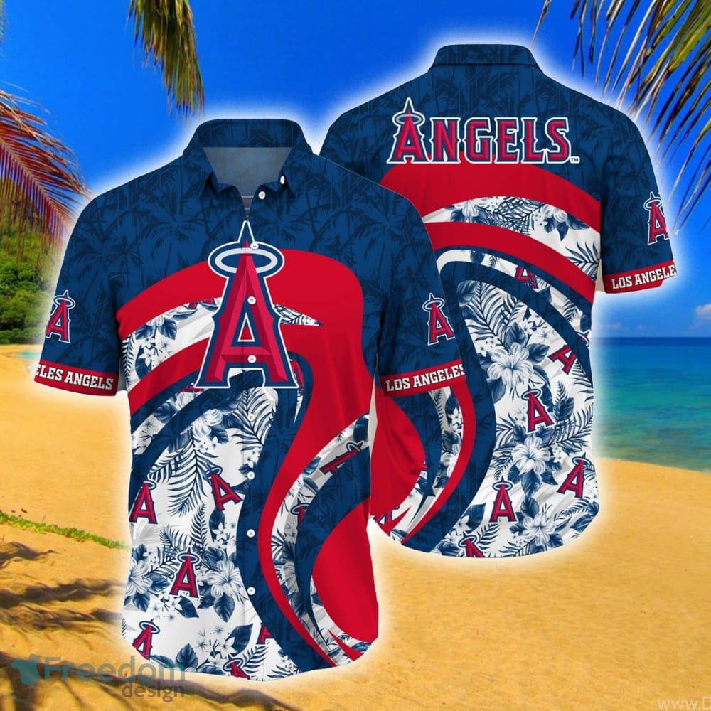 Los Angeles Angels MLB Paradise 3D Hawaiian Shirt For Men Women - Los Angeles Angels MLB Paradise 3D Hawaiian Shirt For Men Women