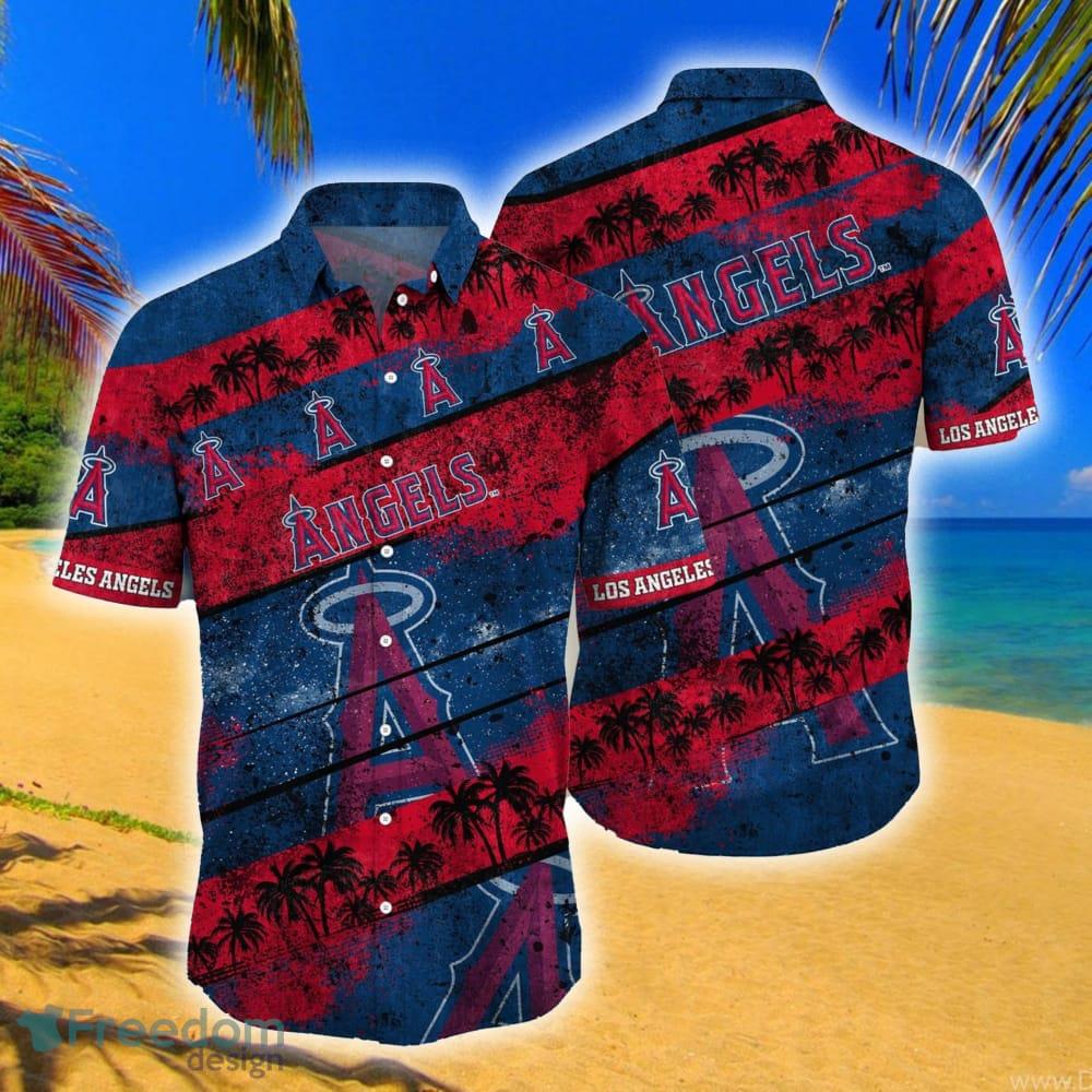 Los Angeles Angels MLB Print 3D Hawaiian Shirt For Men Women - Los Angeles Angels MLB Print 3D Hawaiian Shirt For Men Women