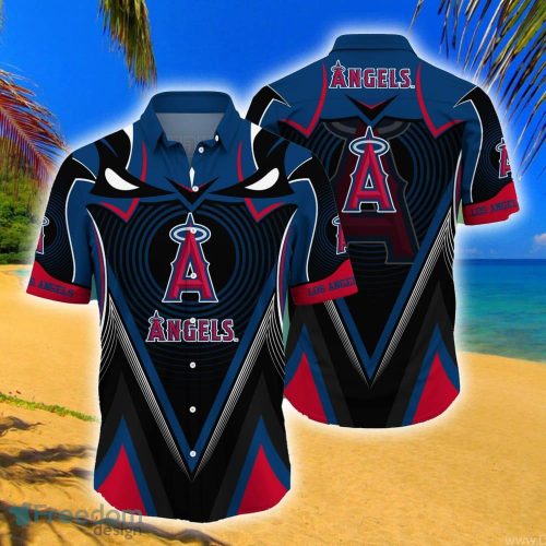 Los Angeles Angels MLB Retro 3D Hawaiian Shirt For Men Women - Los Angeles Angels MLB Retro 3D Hawaiian Shirt For Men Women