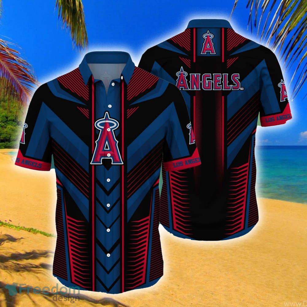 Los Angeles Angels MLB Vintage 3D Hawaiian Shirt For Men Women - Los Angeles Angels MLB Vintage 3D Hawaiian Shirt For Men Women