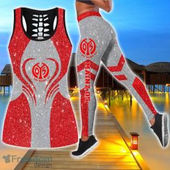 Mainz 05Combo Hollow Tanktop and Legging Sport Gift For Women