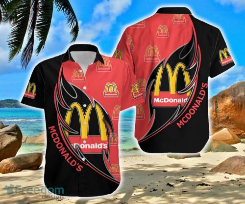 MCDONALD'S Logo Brand Hawaiian Shirt Gift Summer For Men Women - MCDONALD'S Logo Brand Hawaiian Shirt Gift Summer For Men Women