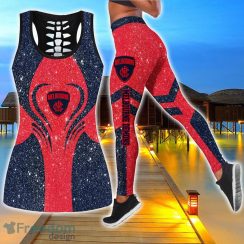 Melbourne Demons Combo Hollow Tanktop and Legging Sport Gift For Women