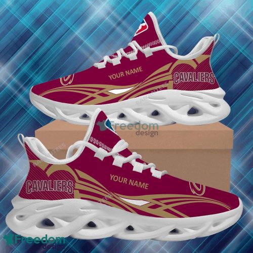 NBA Cleveland Cavaliers Max Soul Shoes New Personalized Performance Running Sneaker - NBA Cleveland Cavaliers Max Soul Shoes Personalized Photo 2