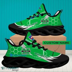 NCAA Marshall Thundering Herd Hexagonal Pattern Running Shoes Custom Name For Fans Max Soul Sneakers - Personalized NCAA Marshall Thundering Herd Hexagonal Pattern Max Soul Shoes Photo 2