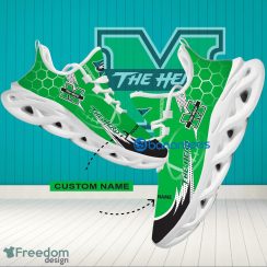 NCAA Marshall Thundering Herd Hexagonal Pattern Running Shoes Custom Name For Fans Max Soul Sneakers - Personalized NCAA Marshall Thundering Herd Hexagonal Pattern Max Soul Shoes Photo 1