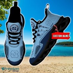 NCAA North Carolina Tar Heels Max Soul Shoes Personalized Clunky Sneakers Ideas Gift Fans - NCAA North Carolina Tar Heels Max Soul Shoes_4