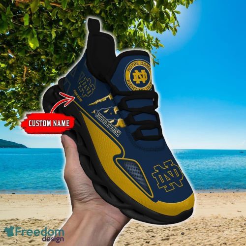 NCAA Notre Dame Fighting Irish Max Soul Shoes Personalized Clunky Sneakers Ideas Gift Fans - NCAA Notre Dame Fighting Irish Max Soul Shoes_2