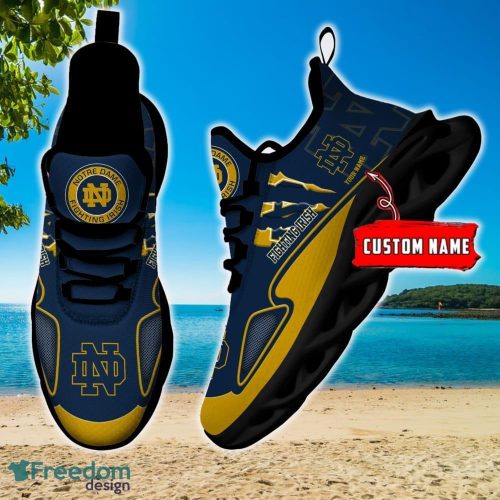 NCAA Notre Dame Fighting Irish Max Soul Shoes Personalized Clunky Sneakers Ideas Gift Fans - NCAA Notre Dame Fighting Irish Max Soul Shoes_4