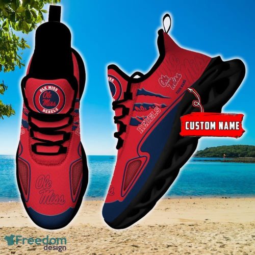 NCAA Ole Miss Rebels Max Soul Shoes Personalized Clunky Sneakers Ideas Gift Fans - NCAA Ole Miss Rebels Max Soul Shoes_4