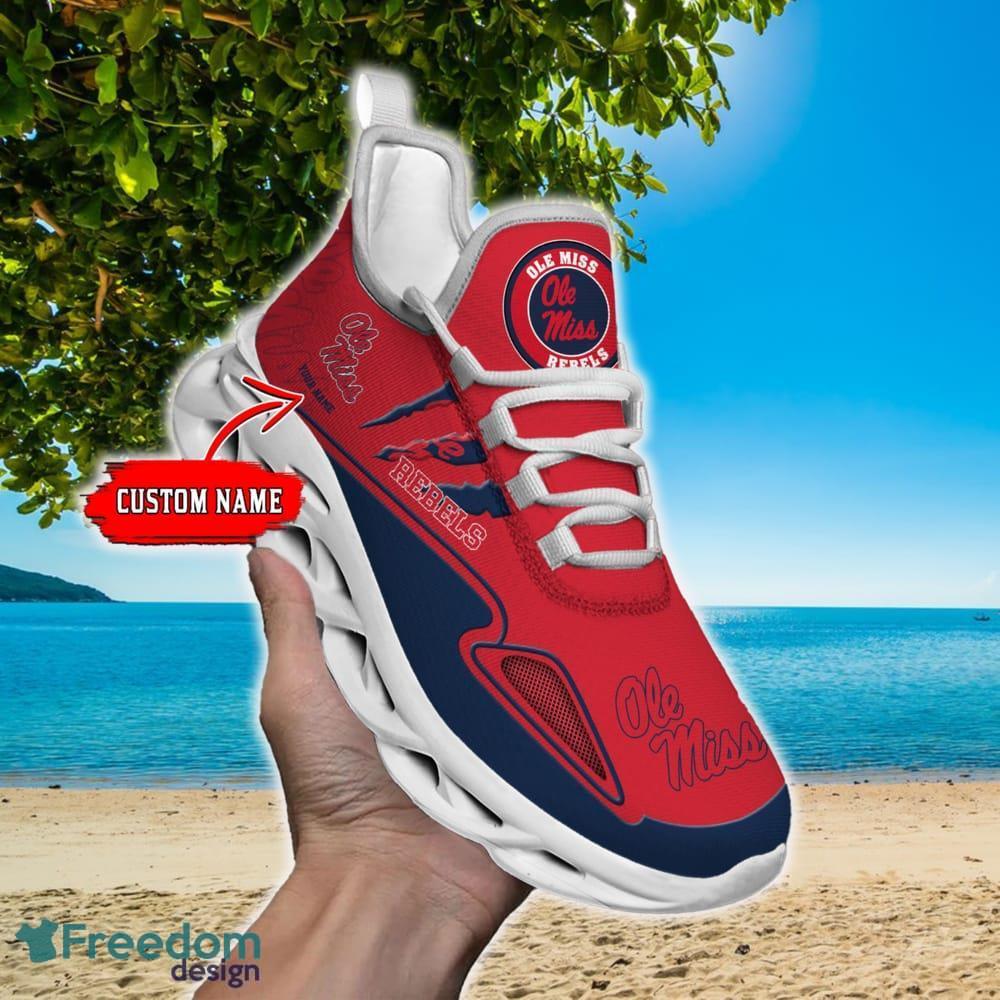 NCAA Ole Miss Rebels Max Soul Shoes Personalized Clunky Sneakers Ideas Gift Fans - NCAA Ole Miss Rebels Max Soul Shoes_1