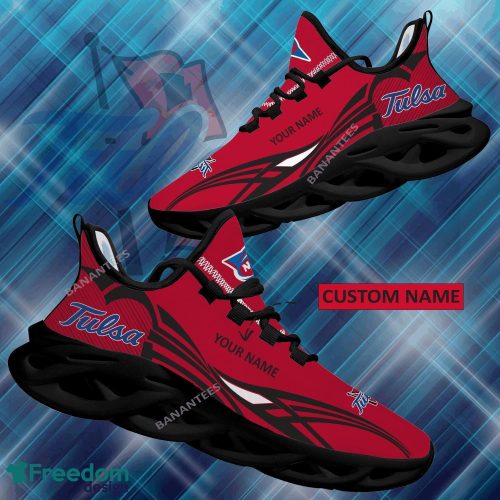 NCAA Tulsa Golden Hurricane Max Soul Shoes New Personalized Graphic Chunky Sneaker - NCAA Tulsa Golden Hurricane Max Soul Shoes Personalized Photo 1