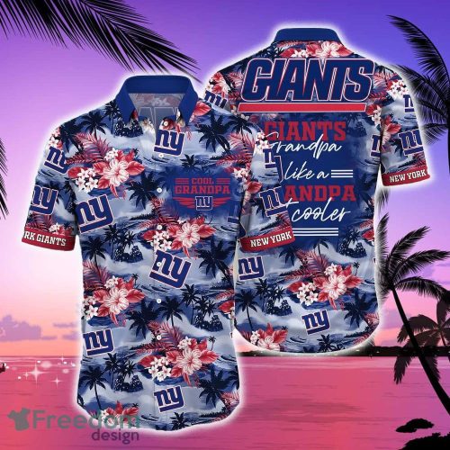 New York Giants NFL Hula Hawaiian Shirt For Best Fans New Trending Beach Holiday - New York Giants NFL Hula Hawaiian Shirt For Best Fans New Trending Beach Holiday