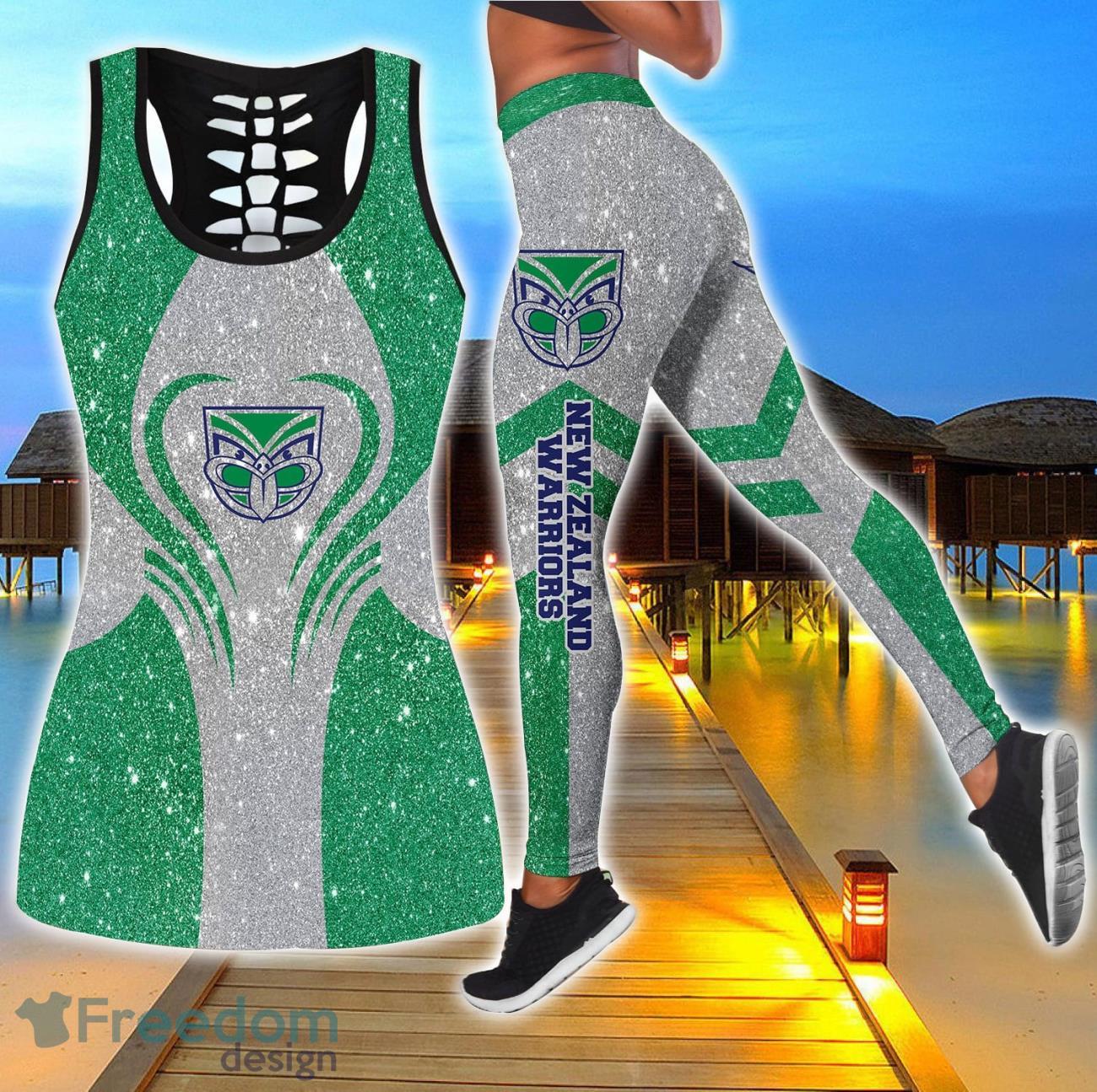 New Zealand Warriors Combo Hollow Tanktop and Legging Sport Gift For Women image New Zealand Warriors Combo Hollow Tanktop and Legging Sport Gift For Women Product Photo 1