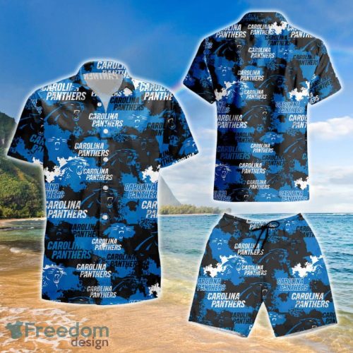 Nfl Carolina Panthers Hawaiian Shirt And Short Summer Shirt Product Photo 1