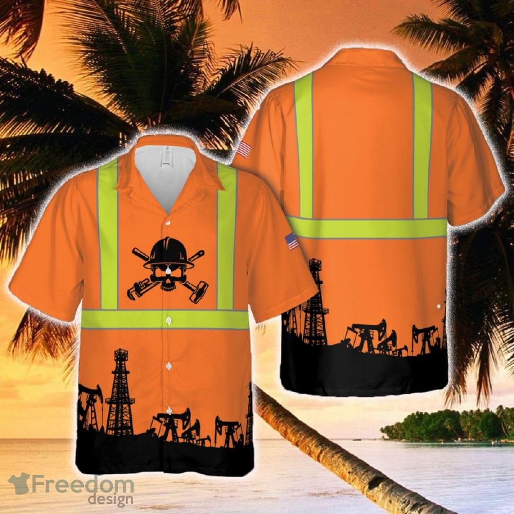 OilField Sunset Hawaiian Shirt Men Women Gift Summer - OilField Sunset Hawaiian Shirt Men Women Gift Summer