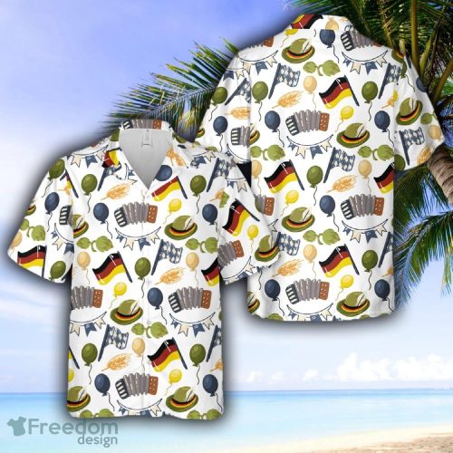 Oktoberfest pattern Bavaria Hawaiian Shirt Tropical Beach - Oktoberfest pattern Bavaria Hawaiian Shirt Tropical Beach