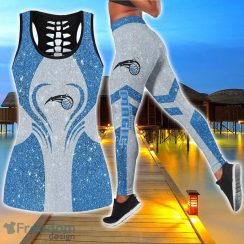 Orlando Magic Combo Hollow Tanktop and Legging Sport Gift For Women