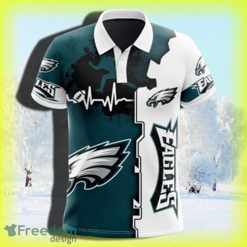 Philadelphia Eagles Beating Curve Polo Shirt For Men And Women Product Photo 1