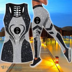 Pink Floyd Combo Hollow Tanktop and Legging Sport Gift For Women