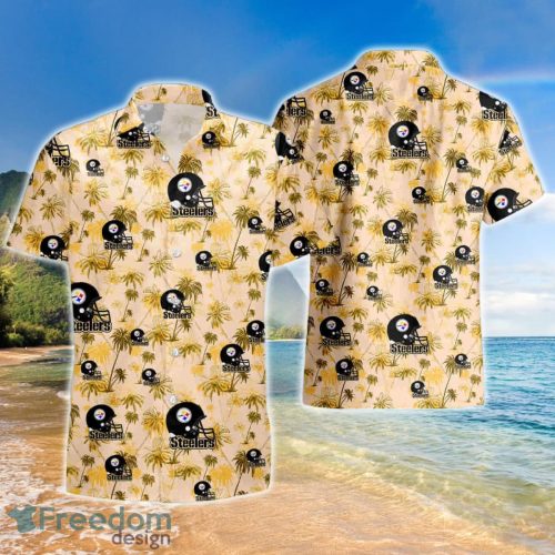 Pittsburgh Steelers Football Team Aop Aloha Summer Hawaiian Shirt And Short Product Photo 2