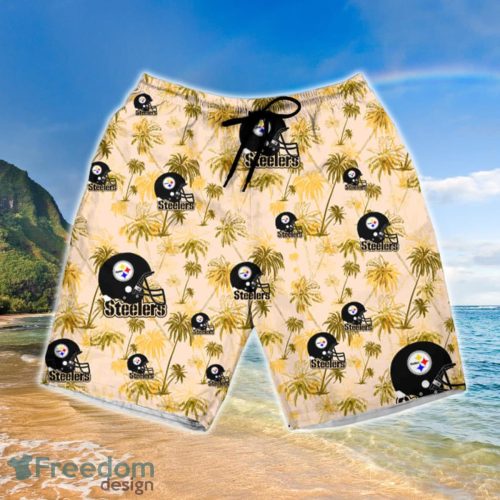 Pittsburgh Steelers Football Team Aop Aloha Summer Hawaiian Shirt And Short Product Photo 3