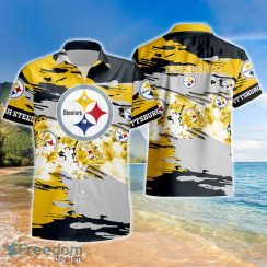 Pittsburgh Steelers Hawaiian Shirt And Short For Fans Product Photo 2