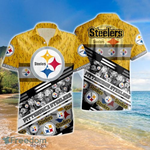 Pittsburgh Steelers NFL Summer Hawaiian Shirt And Short Product Photo 2