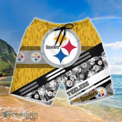 Pittsburgh Steelers NFL Summer Hawaiian Shirt And Short Product Photo 3