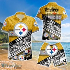 Pittsburgh Steelers NFL Summer Hawaiian Shirt And Short Product Photo 1