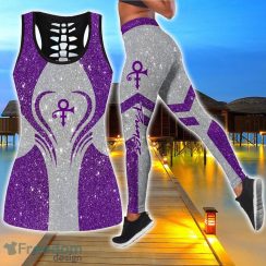 Prince Combo Hollow Tanktop and Legging Sport Gift For Women