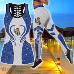 Real Sociedad Combo Hollow Tanktop and Legging Sport Gift For Women